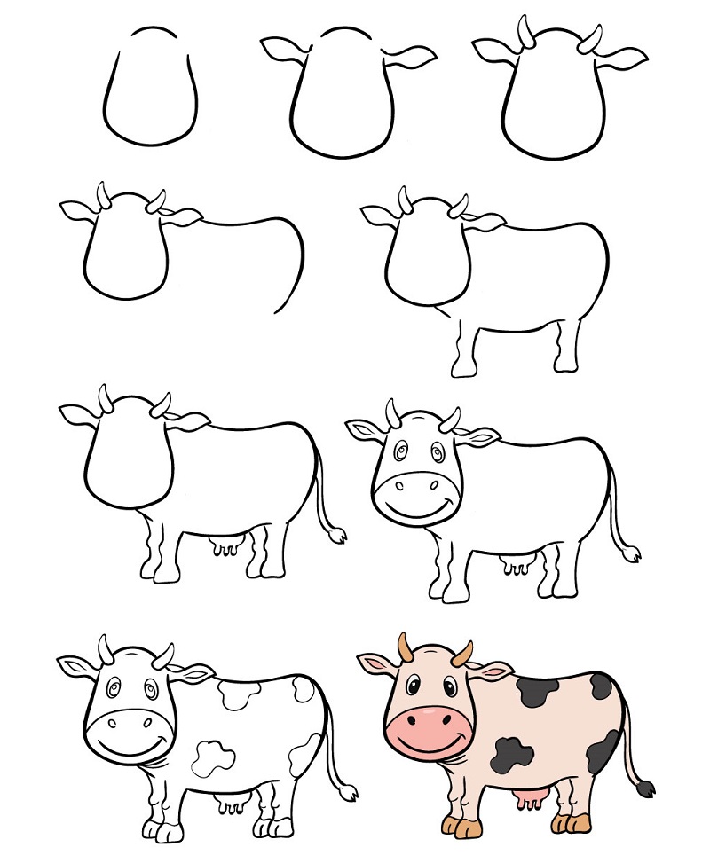 hướng dẫn cách vẽ các con vật đơn giản
