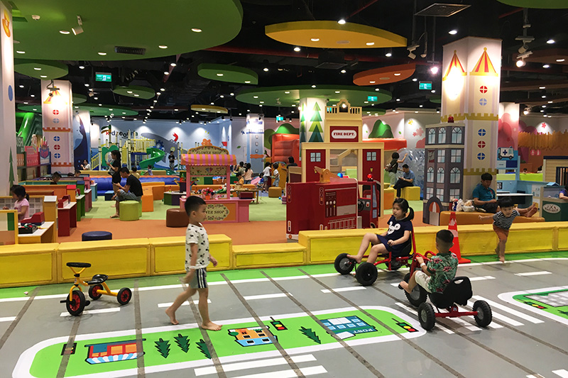 Aeon Mall Long Biên có khu vui chơi dành cho trẻ em với nhiều trò chơi hấp dẫn dành